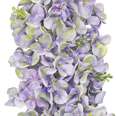 Tige de fleur d'hortensia artificielle
