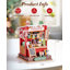 Miniature Cocoa Shop Kit For DIY Decoration - Christmas Fireplace Craft Kit For Adults, Perfect Holiday Gift