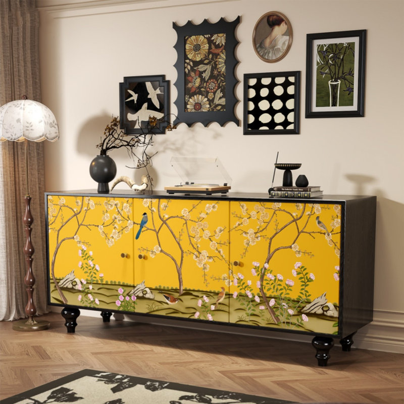 Buffet de style rétro esthétique