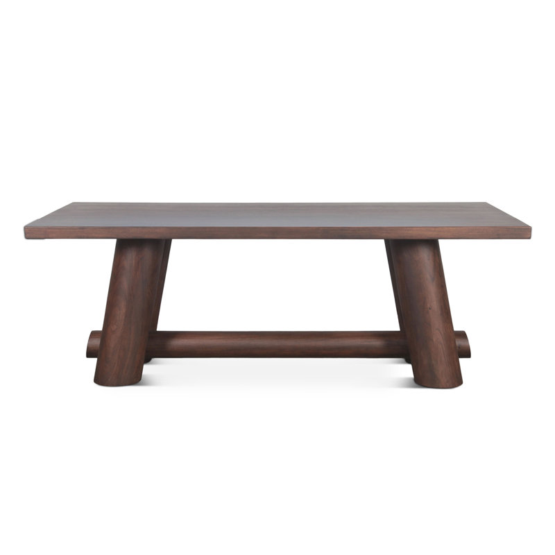 Wildwood 94" Dining Table in Vinegar Acacia, 30"H x 94"L x 38"W, Dark Brown