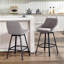 Tabouret de comptoir pivotant de 25,6 po avec structure en métal Absalom-272292295-308896215