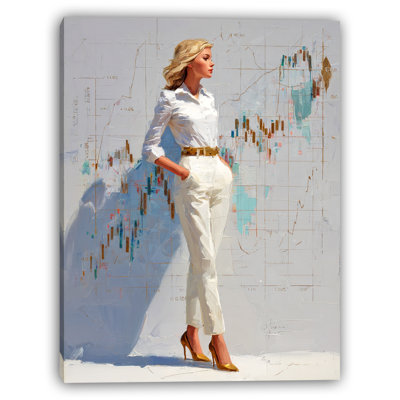 Financial Poise Wrapped Canvas Wall Art