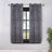 Finklea Floral Pattern Polyester Light Filtering/Room Darkening Rod Pocket Curtain Panels-567929268-567929273