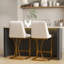 Tabouret de comptoir rembourré en similicuir-1444999446
