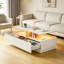 Modern Living Room Set, LED TV Stand & Coffee Table Combo With Storage-1552165145