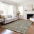 Premium Machine Washable Kishonna AMF42 Taupe Rug-177958911
