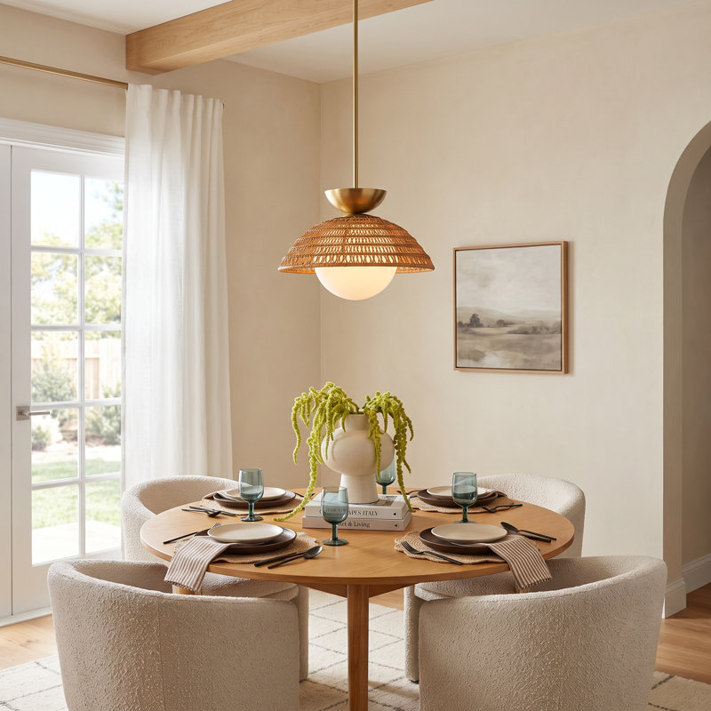 Byrone 1 - Light Single Pendant, Brushed Gold