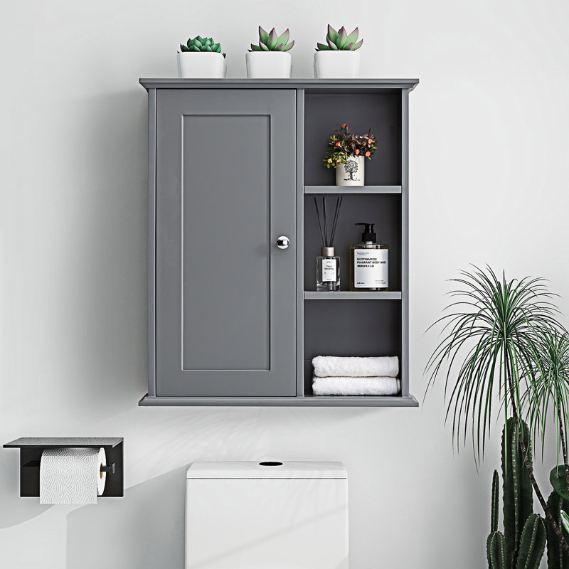 Armoire de rangement murale pour salle de bain, Grey