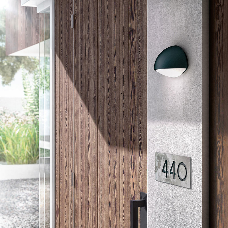 Philips LED Dust Outdoor Wall Lantern Anthracite 3W