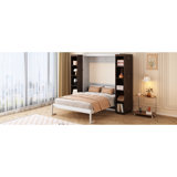 Space-saving Queen Murphy Bed Mdf Versatile Living Spaces With Hidden Storage