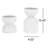 10.43'' H Solid Wood Tabletop Pillar