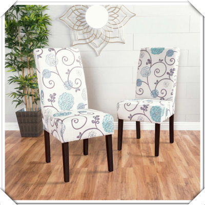 Set Of 2 Sturdy Comfortable Dining Chair Elegant Stylish Practical Durable Upholstered
