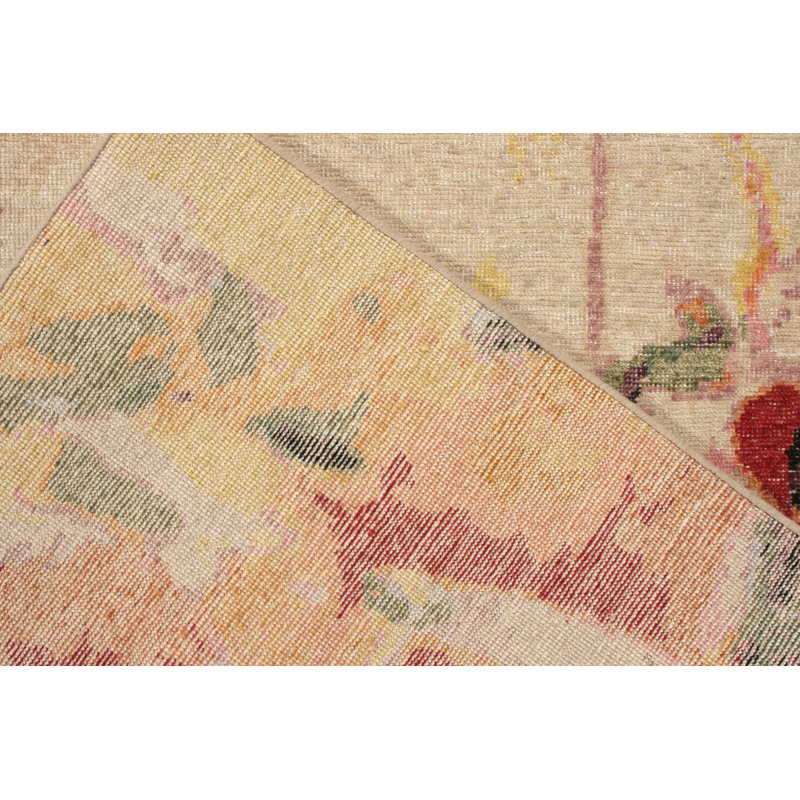 Distressed Homage Handmade Kilim Wool Abstract Area Rug, Rectangle 9' x 12'