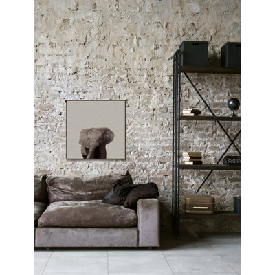 Elephant Surprise - Drawing on Canvas