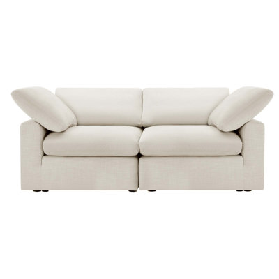 Asher 118" Linen Modular Sectional