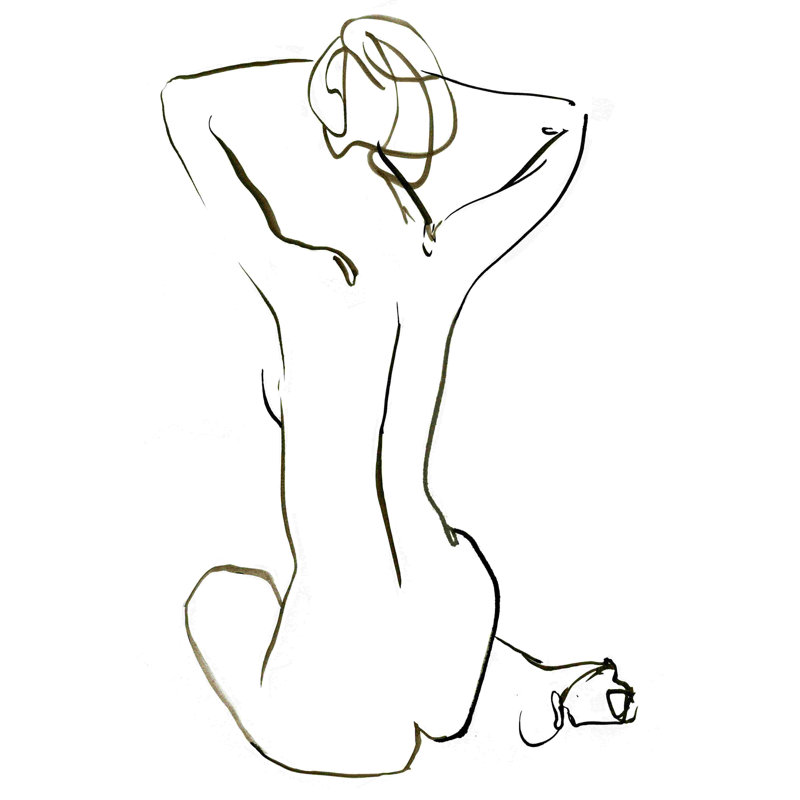Étreinte chaleureuse I, L 12 po x H 18 po