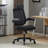 Heavy-Duty Ergonomic Office Chair with Lumbar Support & Flip-Up Arms-2050530792-2050314877