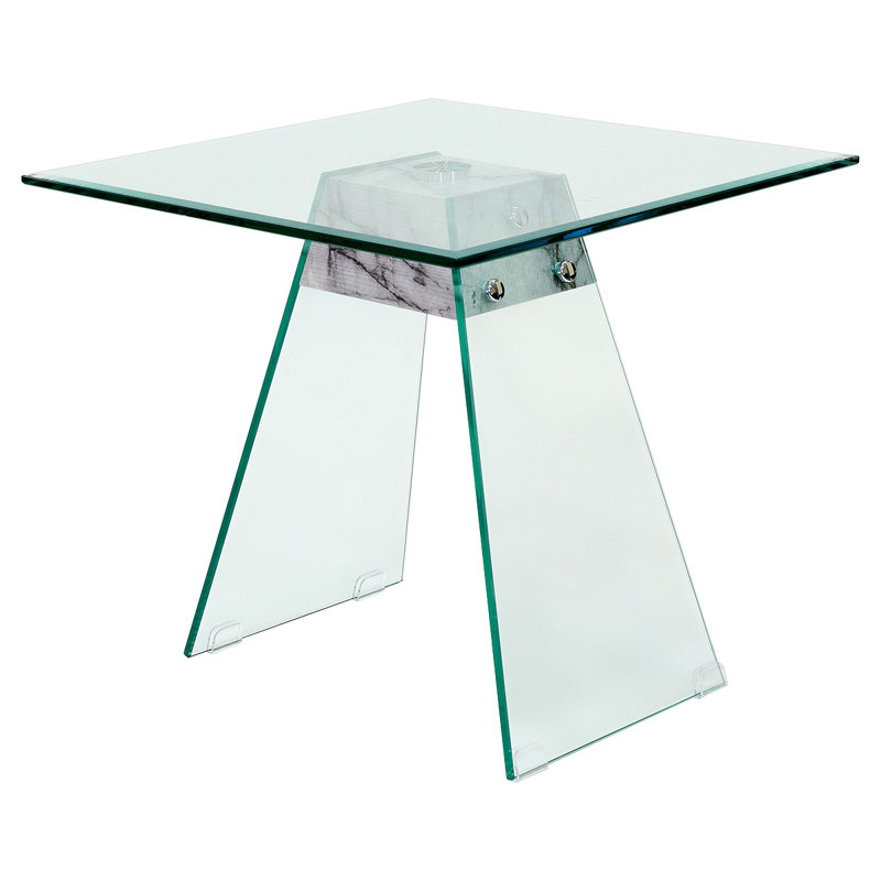 Godinne Glass Top End Table