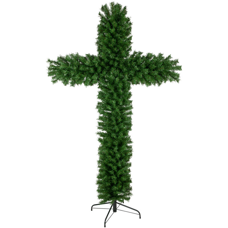 Pin de Noël en croix non éclairé