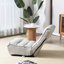 Chaise de plancher inclinable multifonctionnelle pour économiser de l'espace - chaise confortable à 4 compartiments, dossier réglable pliable