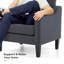 Chaise d'appoint Mid Century-1064609396