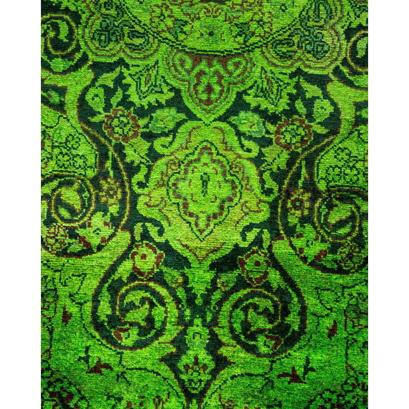 Fine Vibrance One-of-a-Kind 3'2" X 5'4" Hand Knotted Area Rug
