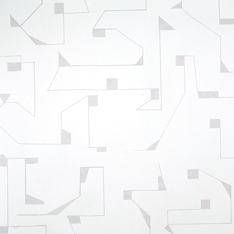 Schumacher x Porter Teleo Circuit Wallpaper, Gray
