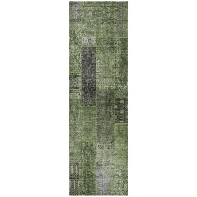 Premium Machine Washable Dream Shag ADS669 Patchwork Rug