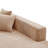 Nerio Boneless Modern 94" Compression High-Density Foam Sofa with 2 Pillows-1369108830