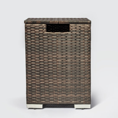 Rattan Propane Tank Cover Gas Bottle Cover Outdoor Wicker Gas Cylinder Cover