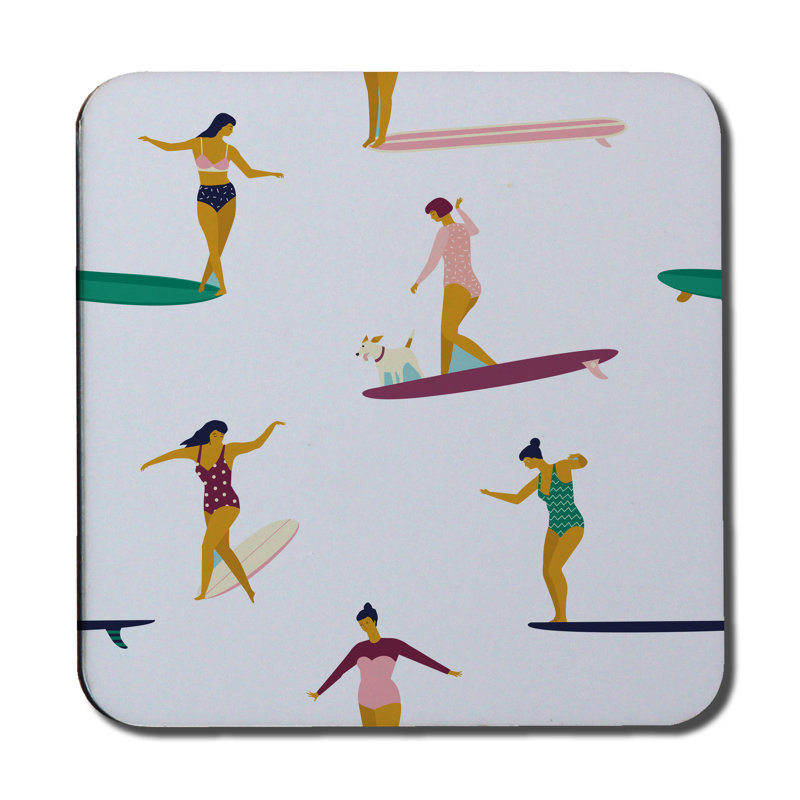 Square 6 Piece Coaster Set