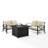 Murfee 4 - Person Patio Conversation Set with Cushions