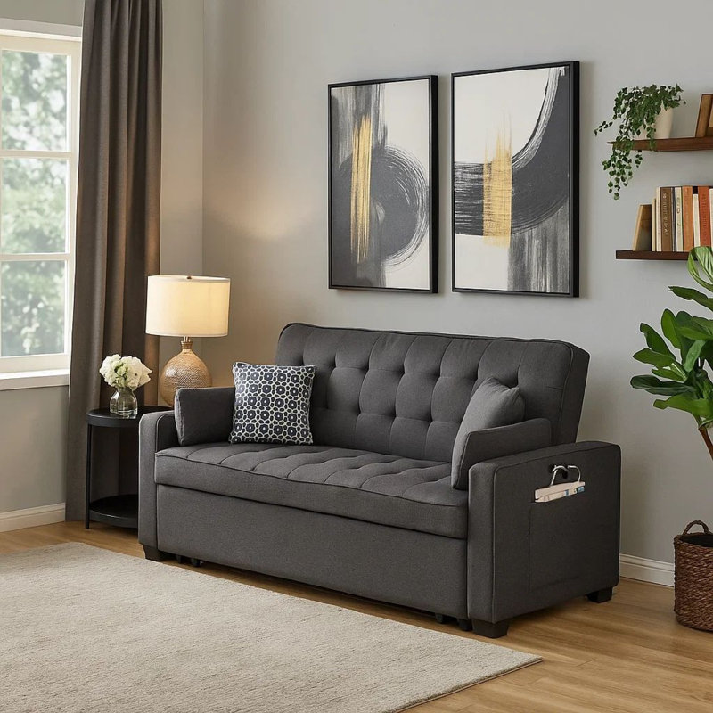 Upholstered 75'' Sleeper Sofa