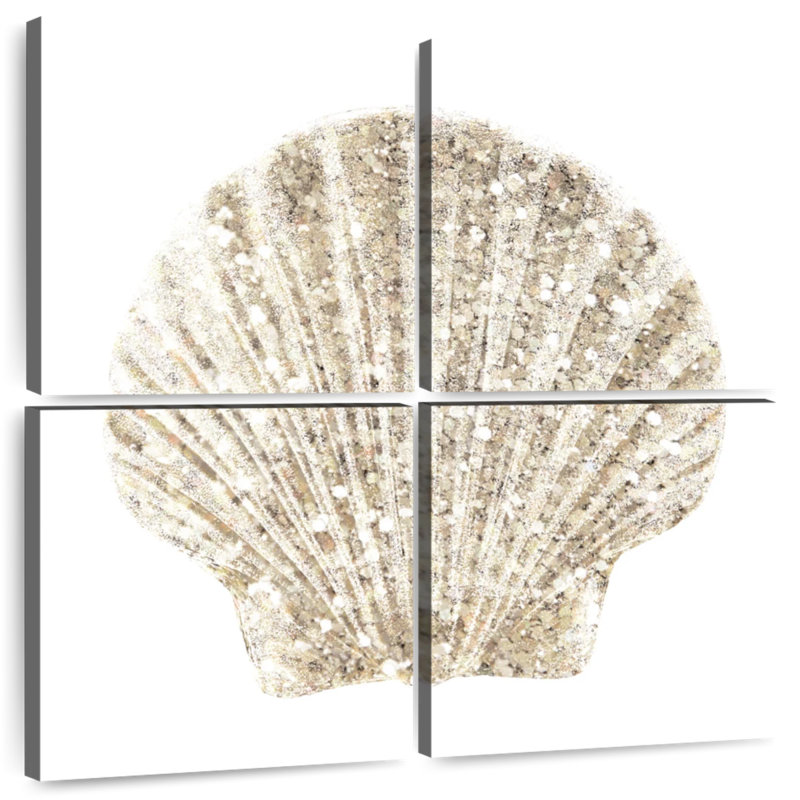 Aletra Coastal Studded Shell II, 45" H x 45" W
