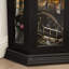 Vitrine de coin lumineuse en verre 69,5 "avec présentoir et tablettes réglables-1898647949