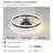 Ceiling Fan With Lights Dimmable LED