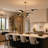 8-Light 39.4" Rotatable Sputnik Sphere Chandelier