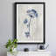 «Indigo Botanical I» par J Paul - reproduction d'art sur toile tendue-30167749-30167775