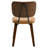 18.9" H Mid-Century Modern Dining Chair with Padded Seat Cushion & Curved Backrest, Upholstered Side Chair Set of 2-168889501-185442236