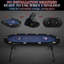 RayChee 84'' 10 - Player Foldable Poker Table, Texas Holdem Poker Table with Padded Rails and Cup Holders-99837444
