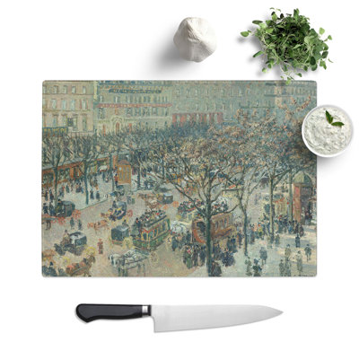 Italian Boulevard by Camille Pissarro Chopping Board