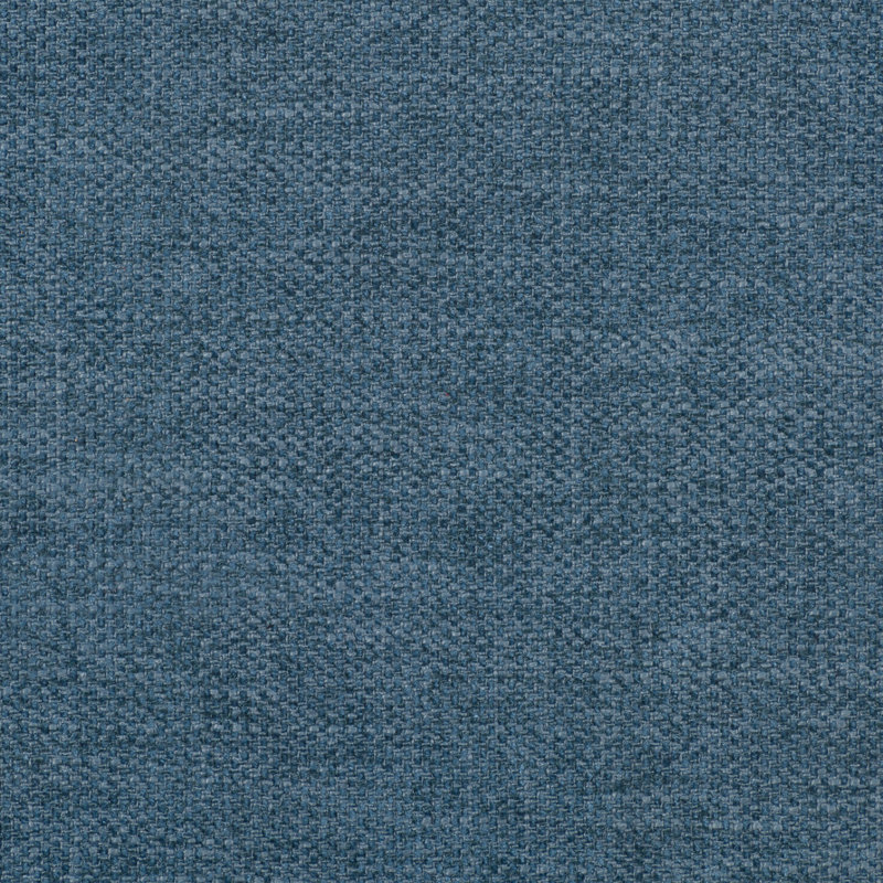 Chaises de salle à manger rembourrées à haut dossier avec pieds en métal, Bleu