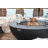 Lunar Bowl 42" Round Concrete Fire Pit Table-119602990-119602991