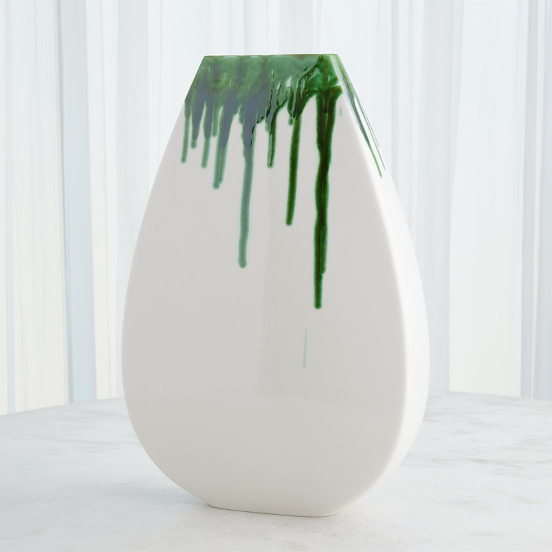 Vase de table Giant Teardrop, H 24,5 po x l 16 po x P 5 po