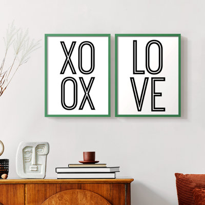 Bold Love I-Premium Framed Print -Ready to Hang - No Nails Required - No Nails Required