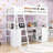 Space-Saving Twin Wood Loft Bed With Built-In Desk, Drawers, Shelves And Cabinet