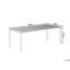 Rectangular Solid Wood Outdoor Dining Table - 200 cm W 90 cm D