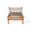 Chaise longue en filet blanc pour les bains de soleil
