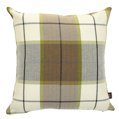 Chaisson Plaid Rectangular Throw Cushion