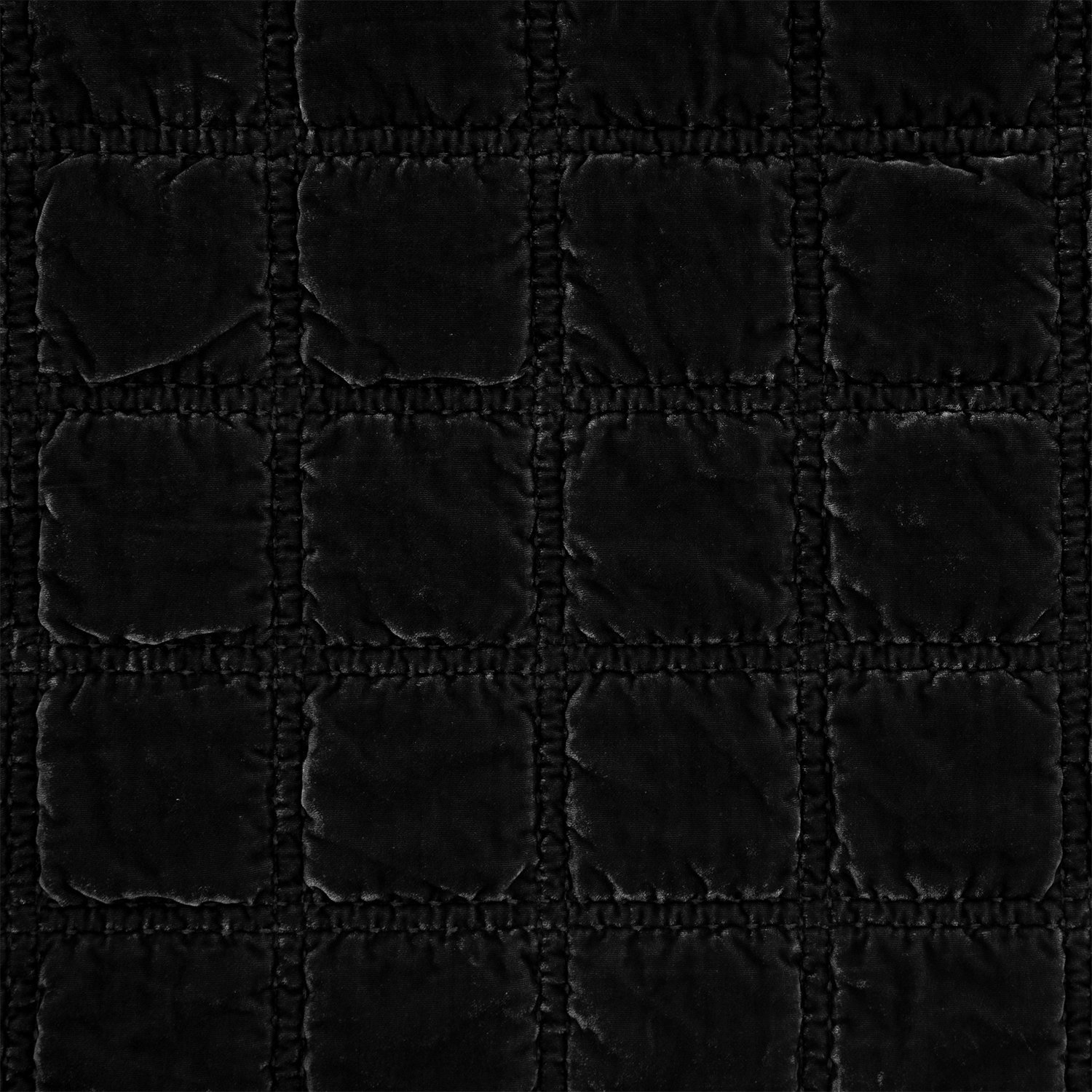 Stella Velvet Throw Blanket, Black